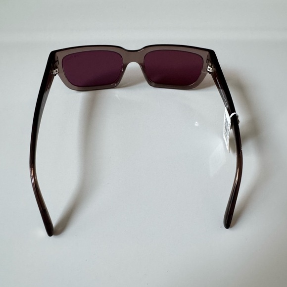 Tom Ford FT1075 Ezra Sunglasses Unisex Shiny Light Brown Bordeaux 54mm-19-140 •3 main image 11